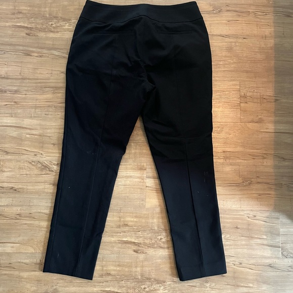 Ann Taylor LOFT Black Julie Skinny Leg Casual Dress Pants Size 10 - Picture 2 of 3